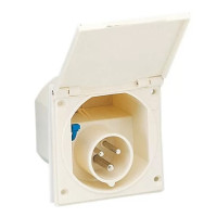 Socle 230V et prise électrique carrosserie | connecter le camping-car, van aménagé ou caravane