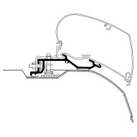 Kit fixation et adaptateur de store camping-car et caravane - H2R Equipements