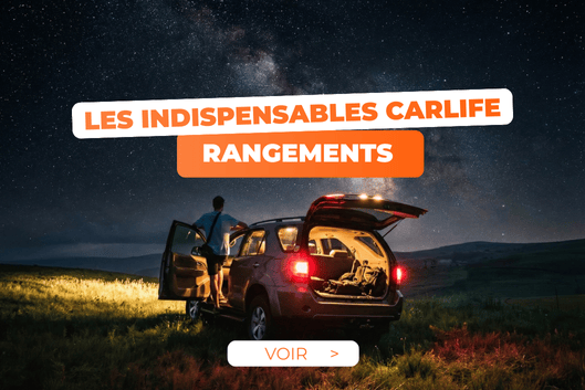 rangements pour voiture camping sauvage