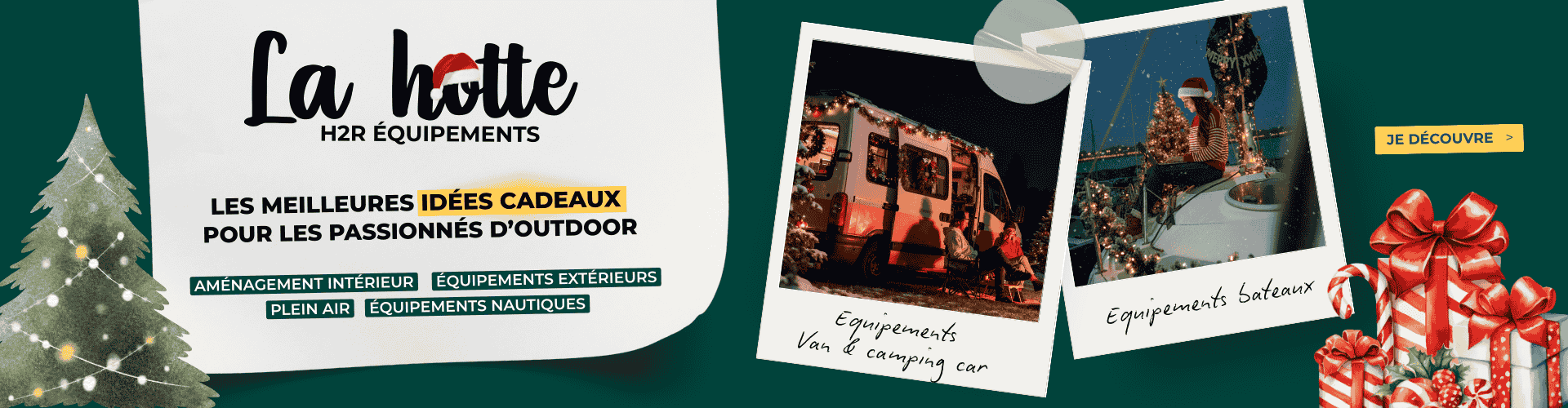 idées cadeaux Npël van camping car bateaux outdoor