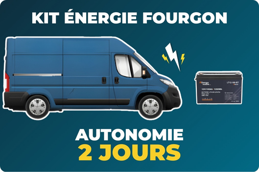 kit électrique 12V autonomie 2 jours pour fourgon aménagé