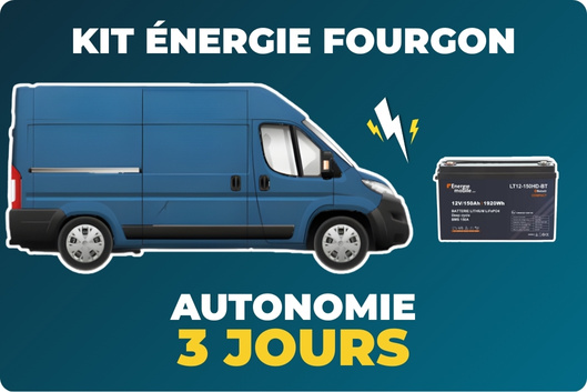kit électrique 12V autonomie 3 jours pour fourgon aménagé