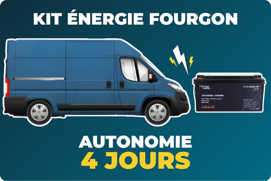 kit électrique 12V autonomie 4 jours pour fourgon aménagé