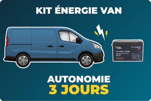 kit électrique 12V autonomie 3 jours pour van aménagé