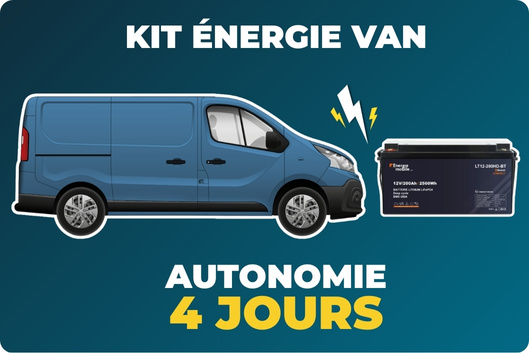 kit électrique 12V autonomie 4 jours pour van aménagé