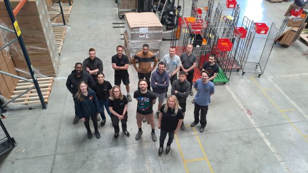 photo de l'équipe logistique H2R Equipements