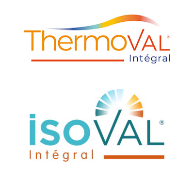 logo des solutions Thermoval et Isoval de CLAIRVAL